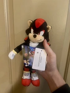 Sonic 3 The Hedgehog Shadow Plush Toy 9 Inch NEW NWT Jakks Pacific 2024 Movie - Picture 1 of 3