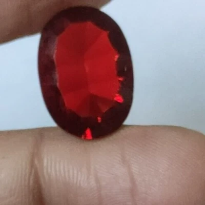 10.00 Ct. Mozambique Blood Red Ruby Oval Cut Loose Gems Gift for Women - Image 1 of 4