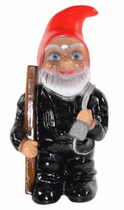 Gartenzwerg Garten Zwerg Figur Schornsteinfeger aus Kunststoff Höhe 29cm stehend - Bild 1 von 5