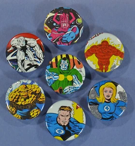 Steve Ditko Fantastic Four Dr Doom Silver Surfer Galactus 1.5" Pin Back Button - Picture 1 of 2