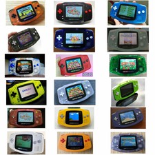 Nintendo Game Boy Advance GBA AGS 101 Brighter Mod Backlit Pick Shell & Buttons!