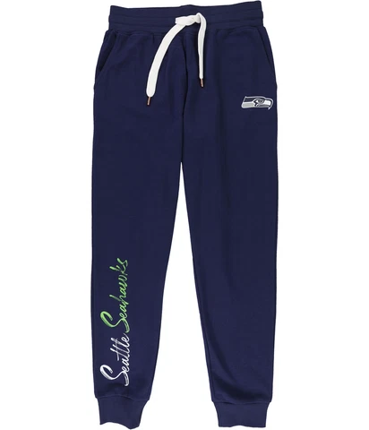 G-III Sports Womens Seattle Seahawks Athletic Sweatpants, Blue, Small Cover