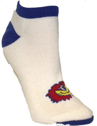 NCAA Kansas Jayhawks No Show Socks Cover
