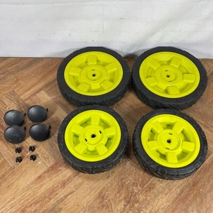 4 PACK - RYOBI 40V lawn mower RY401017 10" / 8" Wheel kit - Picture 1 of 10