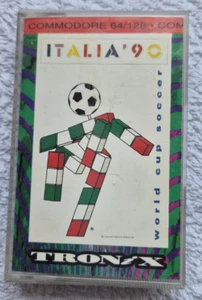 World Cup Soccer Italia '90 - Commodore 64/128 C64 COMPUTER GAME CASSETTE TAPE - Picture 1 of 2