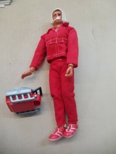 RARE Vintage 1975 Kenner The Six Million Dollar Man Action Figure w/Engine Block
