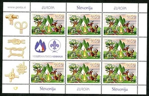 644 - SLOVENIA 2007 - Europa - Scouts - MNH Mini Sheet - Picture 1 of 2