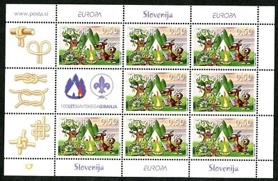 644 - SLOVENIA 2007 - Europa - Scouts - MNH Mini Sheet - Image 1 of 2