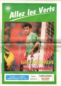 ▬►ASSE ALLEZ LES VERTS ⚽ Nr. 90 - 1993 Salem HARCHE Patrick MOREAU - Le Havre - Bild 1 von 1