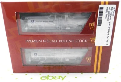 N Scale Cryogenic Tank Cars (2-Pack) - Liquid Air Corp. - BLI #3725 - Image 1 of 4