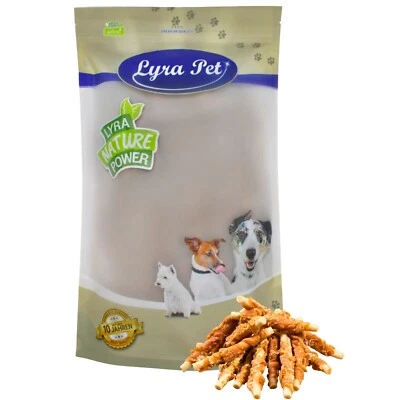 1 kg Kaustange mit Hühnerbrust Kausnack Kauartikel Hundefutter Huhn Lyra Pet® - Bild 1 von 4