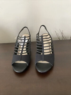 East 5th Avenue Peep Toe, Black, Size 8.5, Block Heel Pump, 3” Heel - Image 1 of 4