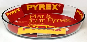 New Vintage Pyrex Sovirel Glass 347-X Oval Casserole Baking Oven Dish France - Picture 1 of 7