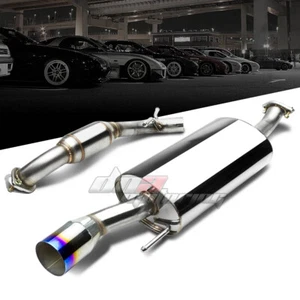 FOR 1993-1999 VW GOLF MK3 3.5" BURNT TIP STAINLESS EXHAUST CATBACK SYSTEM KIT - Bild 1 von 1