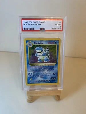 Blastoise Base Set Shadowless 2/102 PSA 2 Pokémon - NM - Image 1 of 2