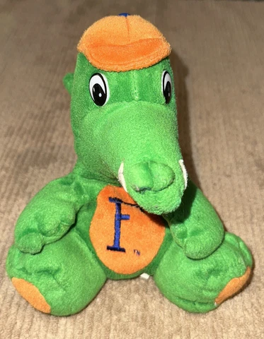 Shoney's 1997 Limited Edition Florida Gators Stuffed  Plush Team Mascot Green 8" Cover