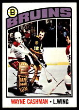 1976-77 O-Pee-Chee #165 Wayne Cashman Boston Bruins Hockey Card