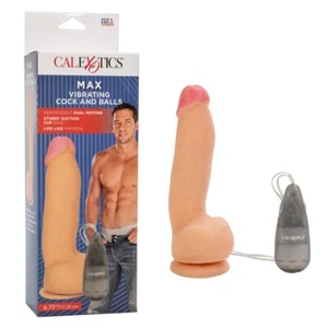 Max Vibrating Futurotic Penis and Balls - Realistic Dildo Vibrator Dong Vibe - Picture 1 of 4