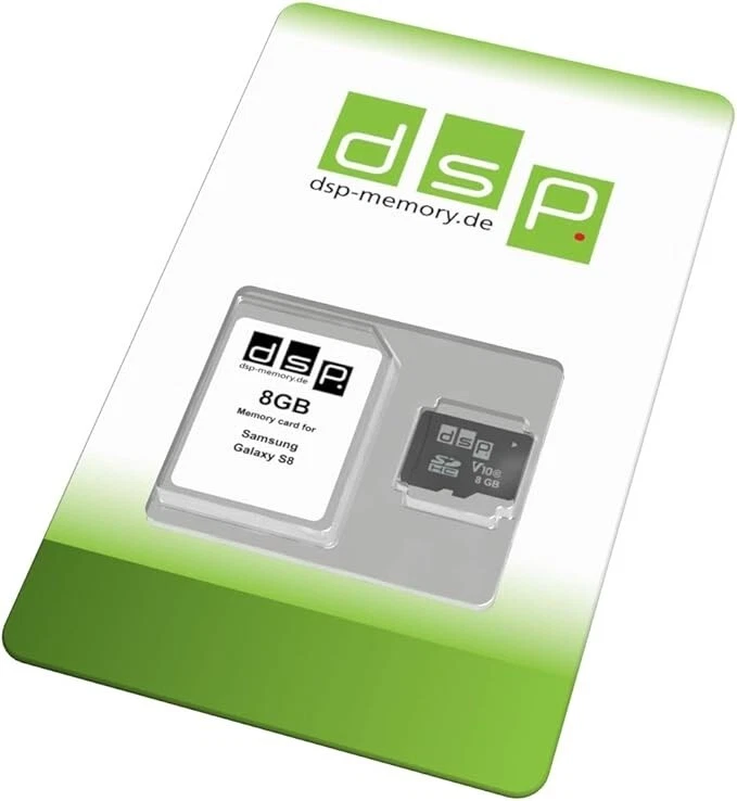 DSP Memory Card (Class 10) 8gb for Samsung Galaxy S8 **Brand New** - Image 1 of 1