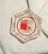 1st state bank spring lake park, mn glass ashtray 8455 plaza boulevard