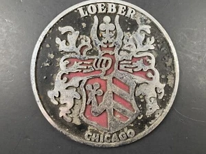 1930-1940s Loeber Chicago Dealer Badge  - Bild 1 von 3