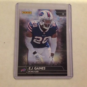 E J Gaines #424 CB - Bills / Missouri 1/1 Made 2017 Panini Instant NFL Black