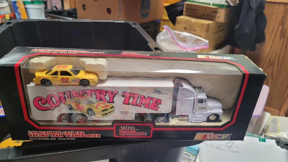 Bobby Hamilton Country Time 1:64 Scale Diecast Car & Transporter - Image 1 of 1