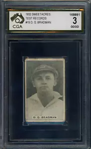 1932 Sweetacres Test Match Records #16 Don Bradman Graded CGA 3 Cricket - Picture 1 of 3