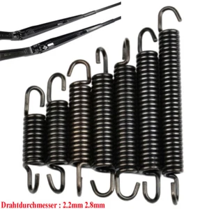 Zugfeder Zugfedern Mit Haken Verlängern Schwarz Stahl Verwendet für Autowischer - Picture 1 of 21