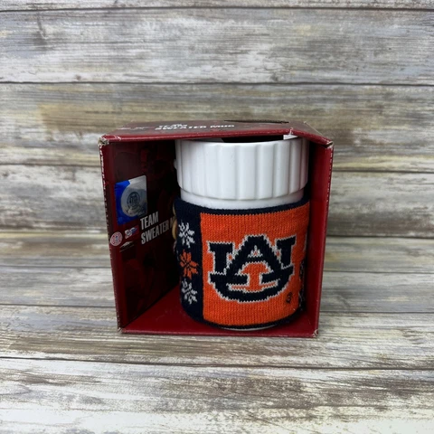 Auburn University Team Sweater Mug Forever Collectibles Coffee Cup Tigers Orange Cover
