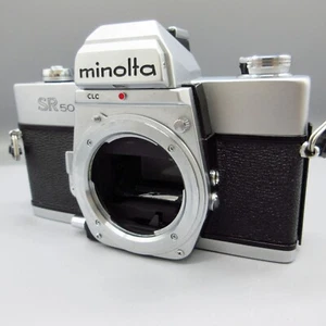 [For Repair] Minolta SR-505 SLR Film Camera body Silver From JAPAN 1219006 - Picture 1 of 13