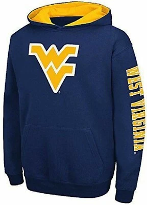 Youth West Virginia Mountaineers Blue WVU Zone Pullover Hoodie Sweatshirt - Image 1 of 4
