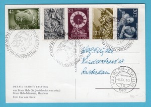 NETHERLANDS Frans Hals the painter exhibition 1962 Haarlem to Amsterdam