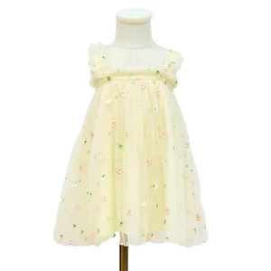 Tulle tutu dress Yellow  baby tulle dress Flower girl dress Girls tutu dress - Picture 1 of 7