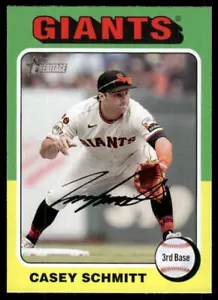 2024 Topps Heritage #124 Casey Schmitt - Foto 1 di 2