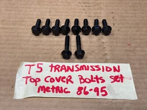 86-87-93-95 Ford Mustang T5 Transmission TOP COVER Bolts Set NEW 10.9 Metric - Picture 1 of 3