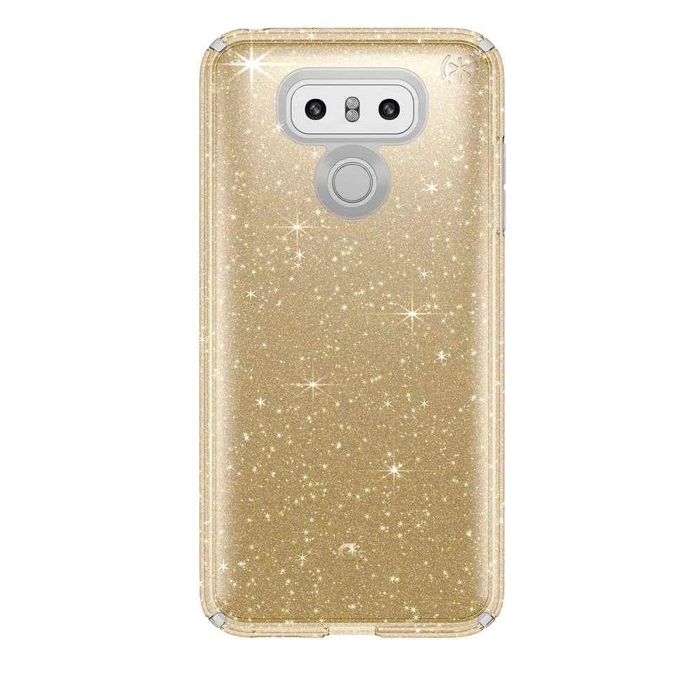 Funda para teléfono celular Speck Products Presidio para LG G6 - transparente + brillo dorado Foto 1 de 4