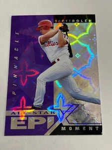 1998 Pinnacle SCOTT ROLEN All Star Epix Moment PURPLE 60 COPIES MADE!!! - Picture 1 of 2