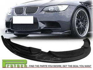 Labio adicional frontal de fibra de carbono estilo HM para BMW E92 E93 M3 cupé convertible - Imagen 1 de 3