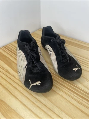 RARE VINTAGE PUMA SPEEDCAT Womens Size 7 Black Tan Brown Suede Sneakers - Image 1 of 4