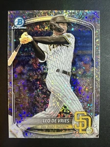 2025 Bowman Baseball Leo De Vries Mini Diamond #BCP-59 Padres  - Bild 1 von 2