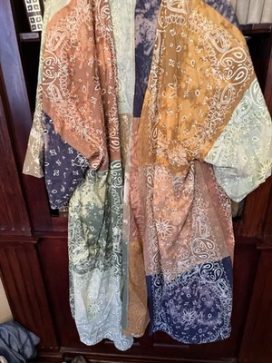 ¡NUEVO CON ETIQUETAS! Pañuelo kimono jaded gypsy patchwork Foto 1 de 4