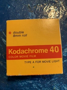 Vintage Kodachrome 40 Movie Film Double 8mm 25ft Roll Exp. 79 Kodak Unopened 459 - Picture 1 of 10