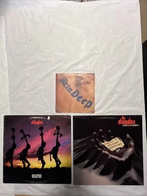 The Stranglers 3 Vinyl Lot Live X Cert Dreamtime  LP Skin Deep 45 Canada Import - Image 1 of 4