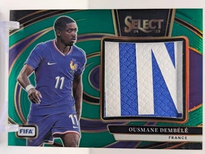 2024-25 Panini Select FIFA - Ousmane Dembele Jumbo Swatches  Green /5 (MEM) - Picture 1 of 2