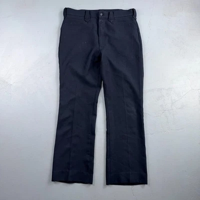 Pantalones de Colección Años 70 Marina Oeste de los Estados Unidos Vaqueros del Oeste 33x30 Poli Rodeo Formales Pantalones Garra Foto 1 de 4