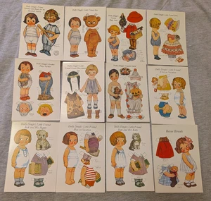 24 Grace G. Drayton Dolly Dingle Paper Doll Postkarten unbenutzt, 1984 - Bild 1 von 3