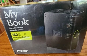 WD Western Digital My Book External Hard Drive 160GB Essential Edition USB 2.0 - Afbeelding 1 van 4