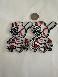 (50) Cincinnati Reds Embroidered iron on patches  3.5”x 2.5” Beautiful. - Picture 1 of 3
