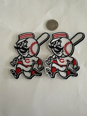 (50) Cincinnati Reds Embroidered iron on patches  3.5”x 2.5” Beautiful. - Image 1 of 3